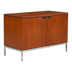 1970s Florence Knoll Two-Door Cabinet in Teak-Wood