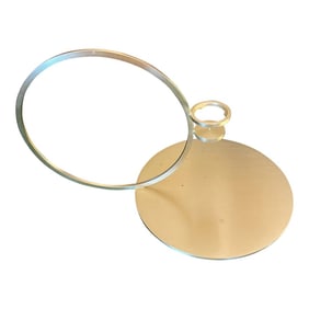 Roll & Hill Modern Brass Candle Holder Sconce