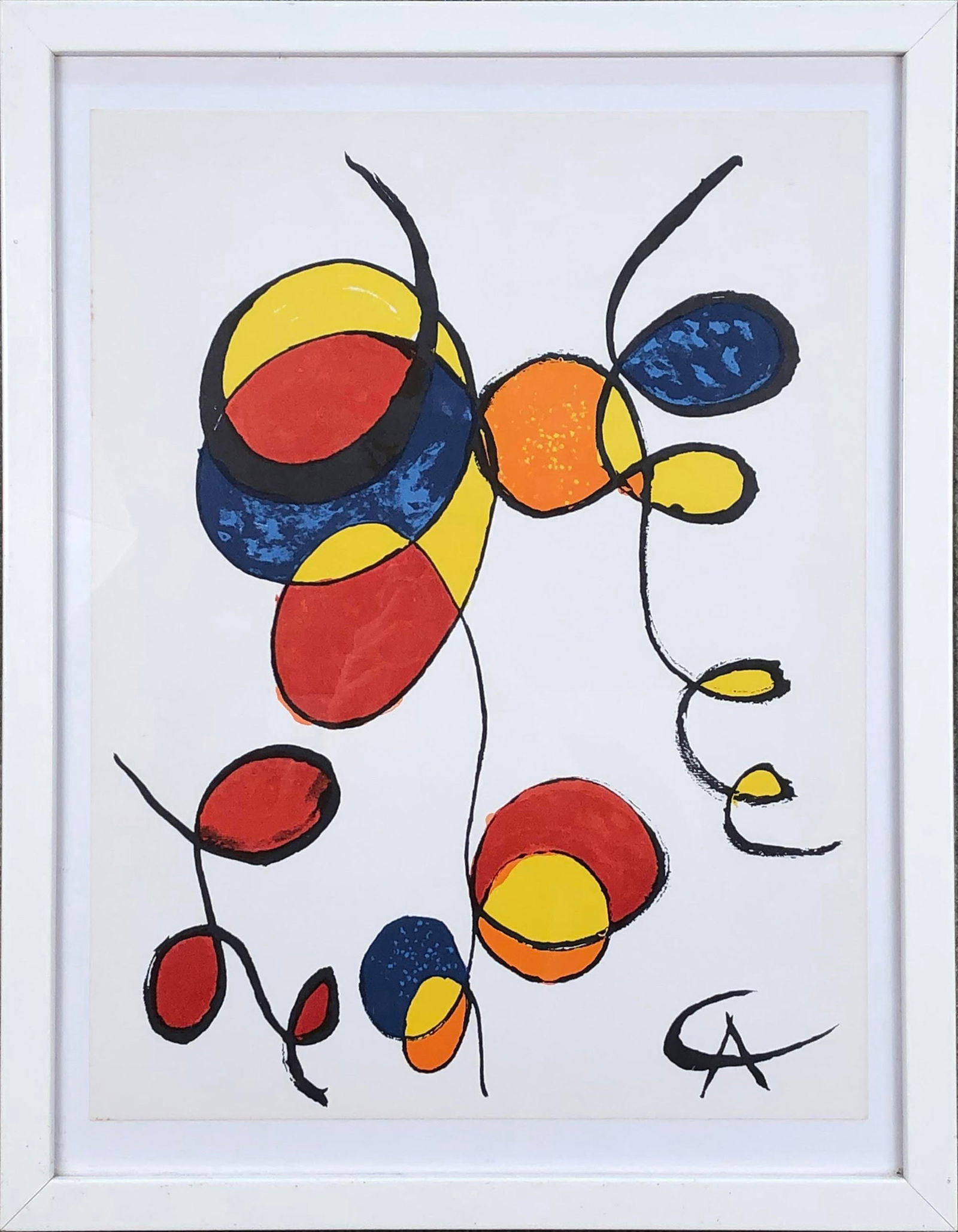Alexander Calder - Spirales - 1974 Lithograph 18.25" x 14.25": Title: Alexander Calder - Spirales - 1974 Lithograph 18.25" x 14.25" Artist: Alexander Calder Title: Spirales Description: Spirales by Alexander Calder, 1974 Unsigned Lithograph. Paper size is 18.25 x