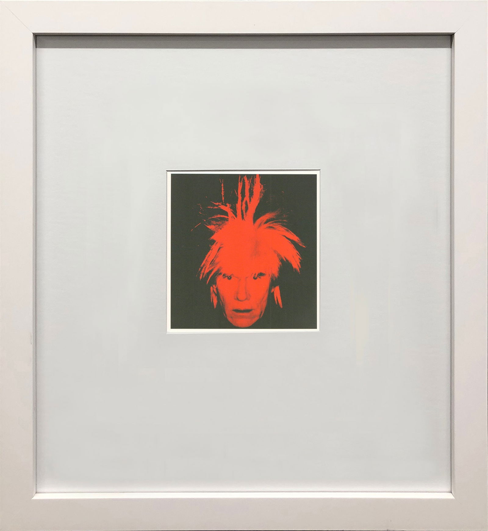 Andy Warhol - Self-Portrait - 1993 Offset Lithograph 7" x 5": Title: Andy Warhol - Self-Portrait - 1993 Offset Lithograph 7" x 5" Artist: Andy Warhol Title: Self-Portrait Description: Self-Portrait by Andy Warhol, 1993 Unsigned Offset Lithograph. Paper size is 7