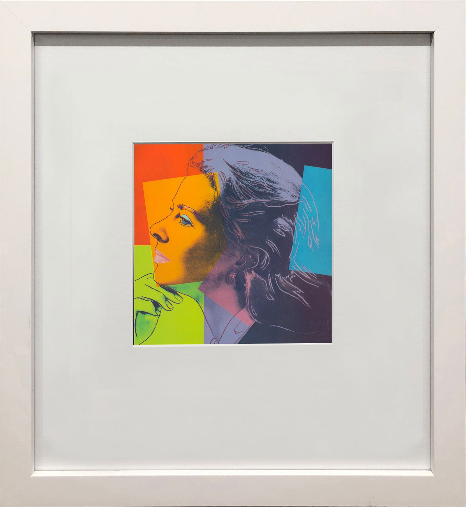 Andy Warhol - Portrait of Ingrid Bergman - 1983 Offset Lithograph 8" x 8": Title: Andy Warhol - Portrait of Ingrid Bergman - 1983 Offset Lithograph 8" x 8" Artist: Andy Warhol Title: Portrait of Ingrid Bergman Description: Portrait of Ingrid Bergman by Andy Warhol, 1983 Unsi