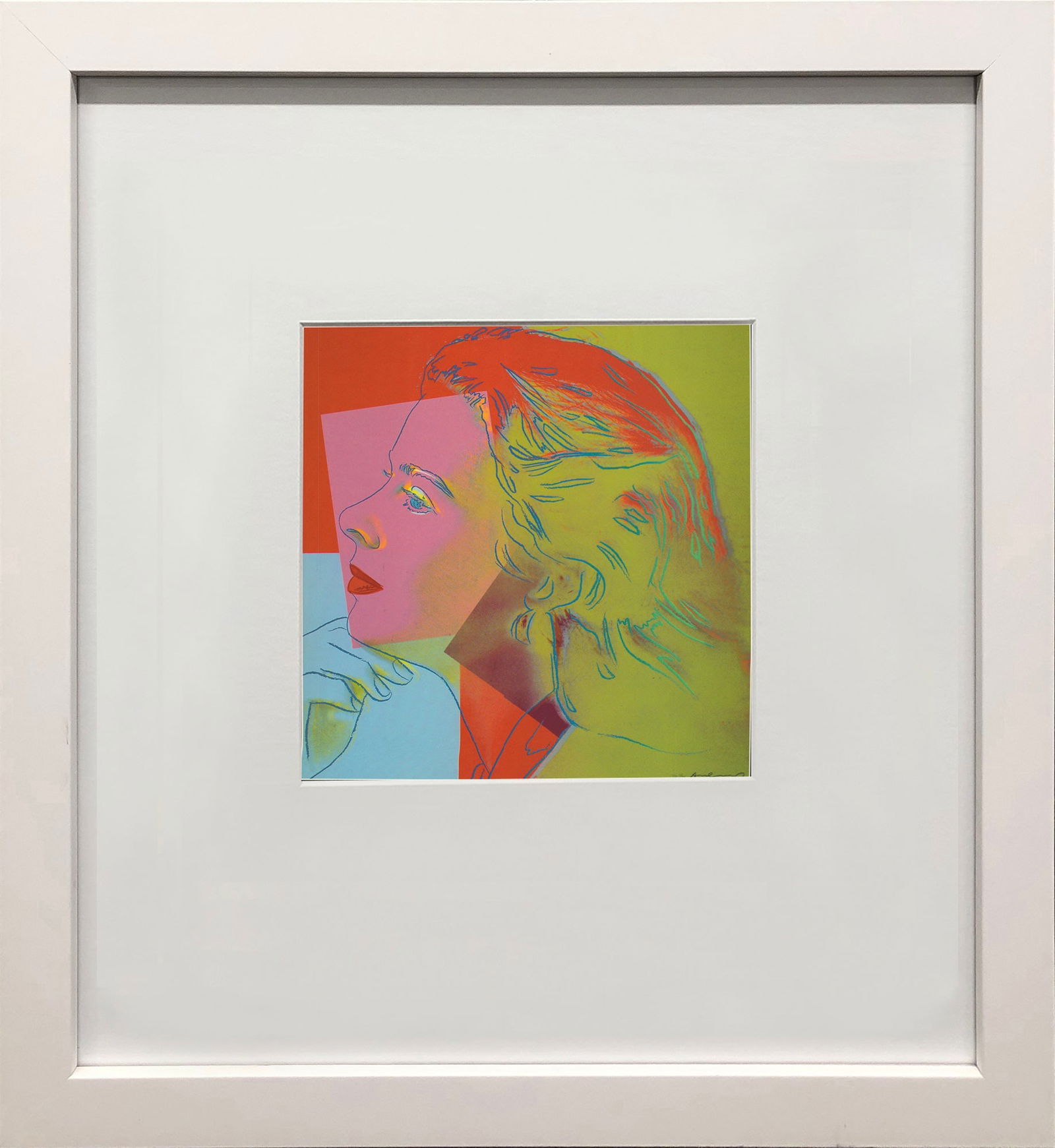 Andy Warhol - Portrait of Ingrid Bergman - 1983 Offset Lithograph 8" x 8": Title: Andy Warhol - Portrait of Ingrid Bergman - 1983 Offset Lithograph 8" x 8" Artist: Andy Warhol Title: Portrait of Ingrid Bergman Description: Portrait of Ingrid Bergman by Andy Warhol, 1983 Unsi