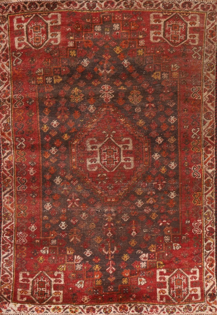 Antique Vegetable Dye Shiraz Persian Rug 3x5 (1 of 20)