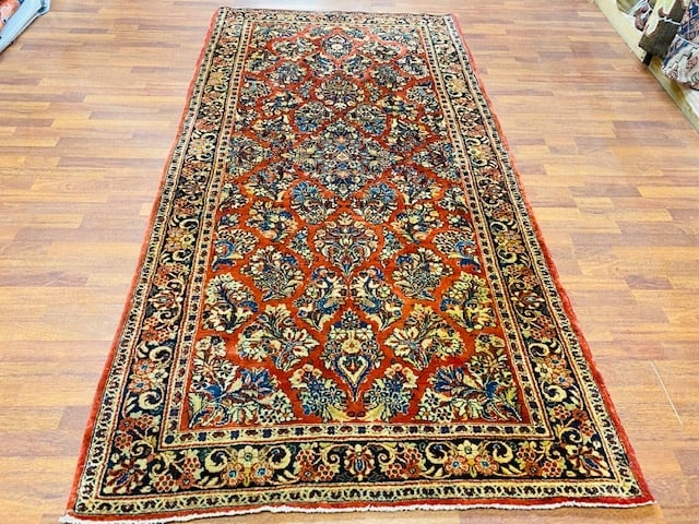 Antique Persdian sarouk rug-4355 (1 of 7)