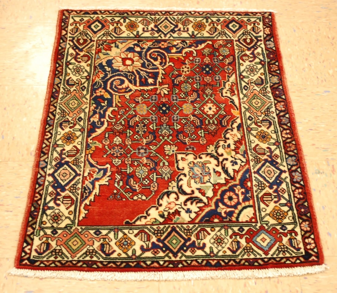PERSIAN BIJAR RUG 2' 2" x 3' 4" (1 of 6)