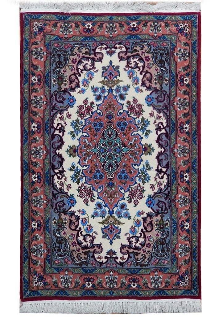 2.4 x 3.6 Wool & Silk Authentic Persian Tabriz Rug #PIX-22671 (1 of 7)
