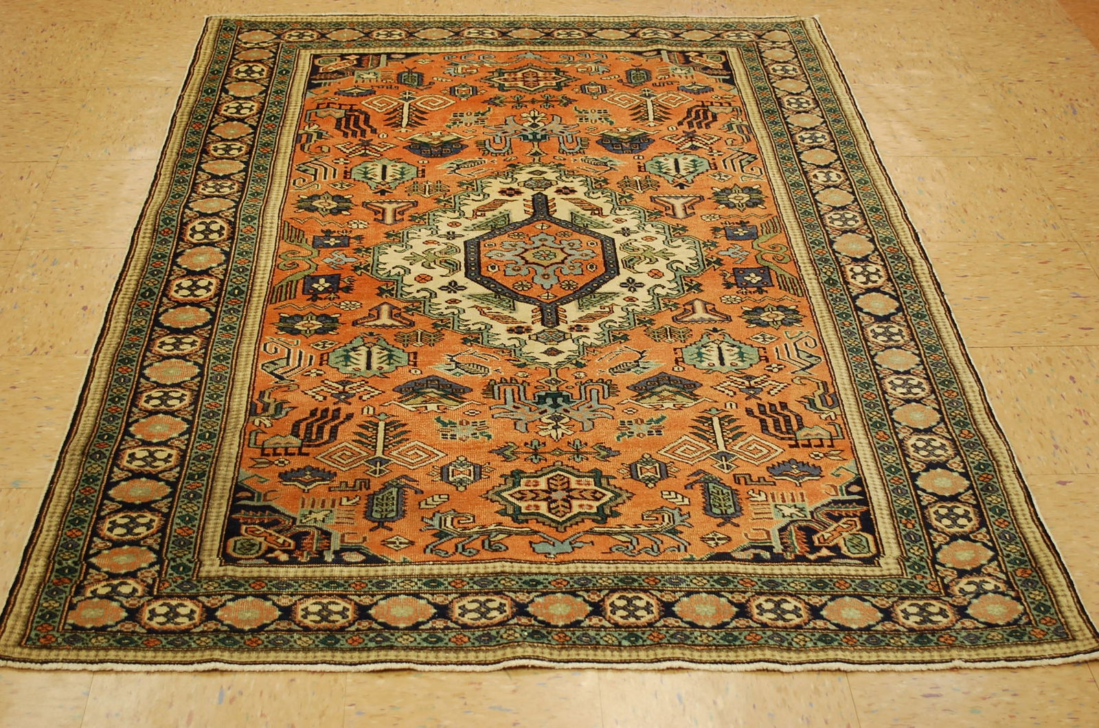 ANTIQUE CAUCASIAN RUG 4.7x9.7 (1 of 12)
