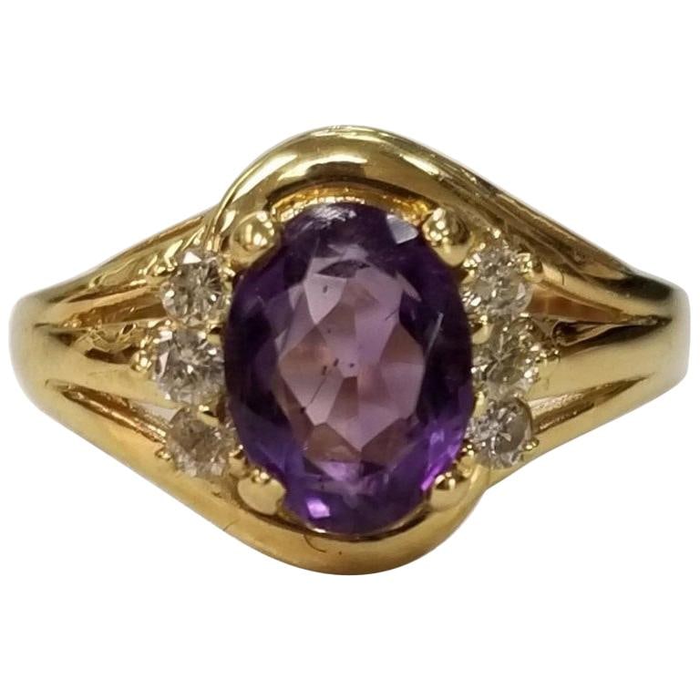 Amethyst and Diamond Ring (1 of 20)