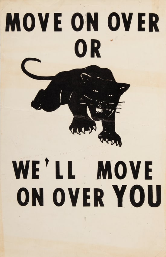 Black Panther Move on Over Print (1 of 1)