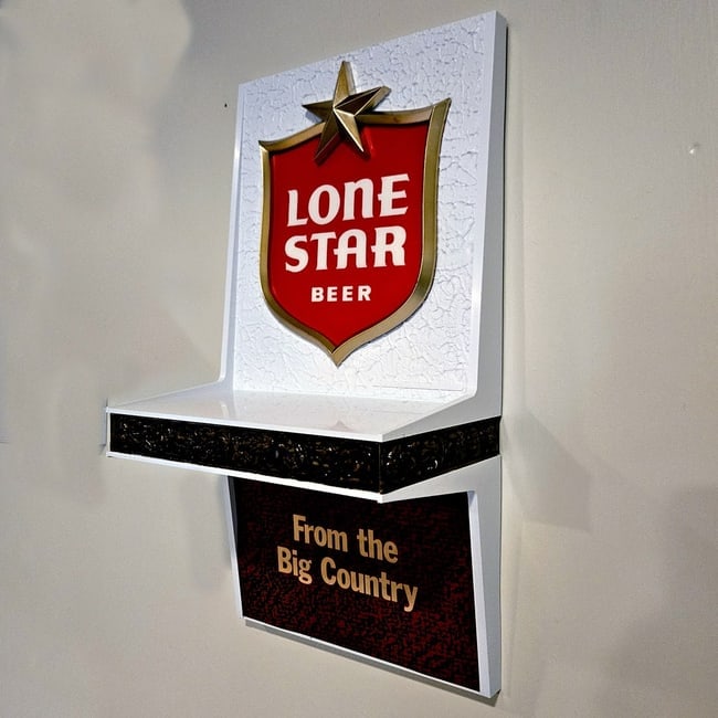 Lone Star Beer Non-Illuminated Wall Plaque (1 of 1)