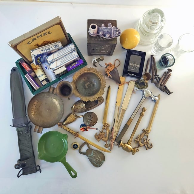 Junk Drawer Collection of Man Cave and Smokers Paraphernalia (1 of 1)