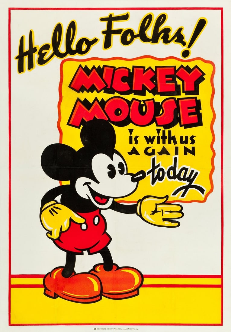MICKEY MOUSE POSTER PRINT (1 of 1)