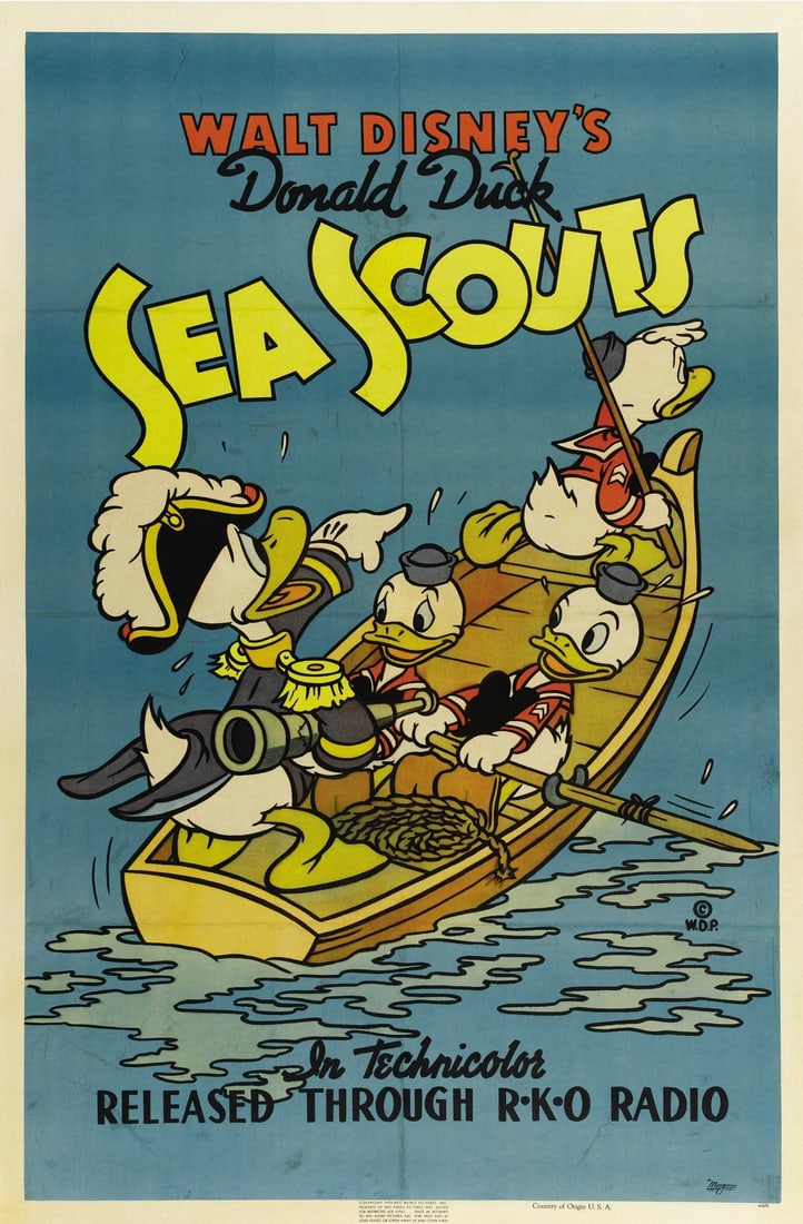 RKO DONALD DUCK POSTER PRINT (1 of 1)