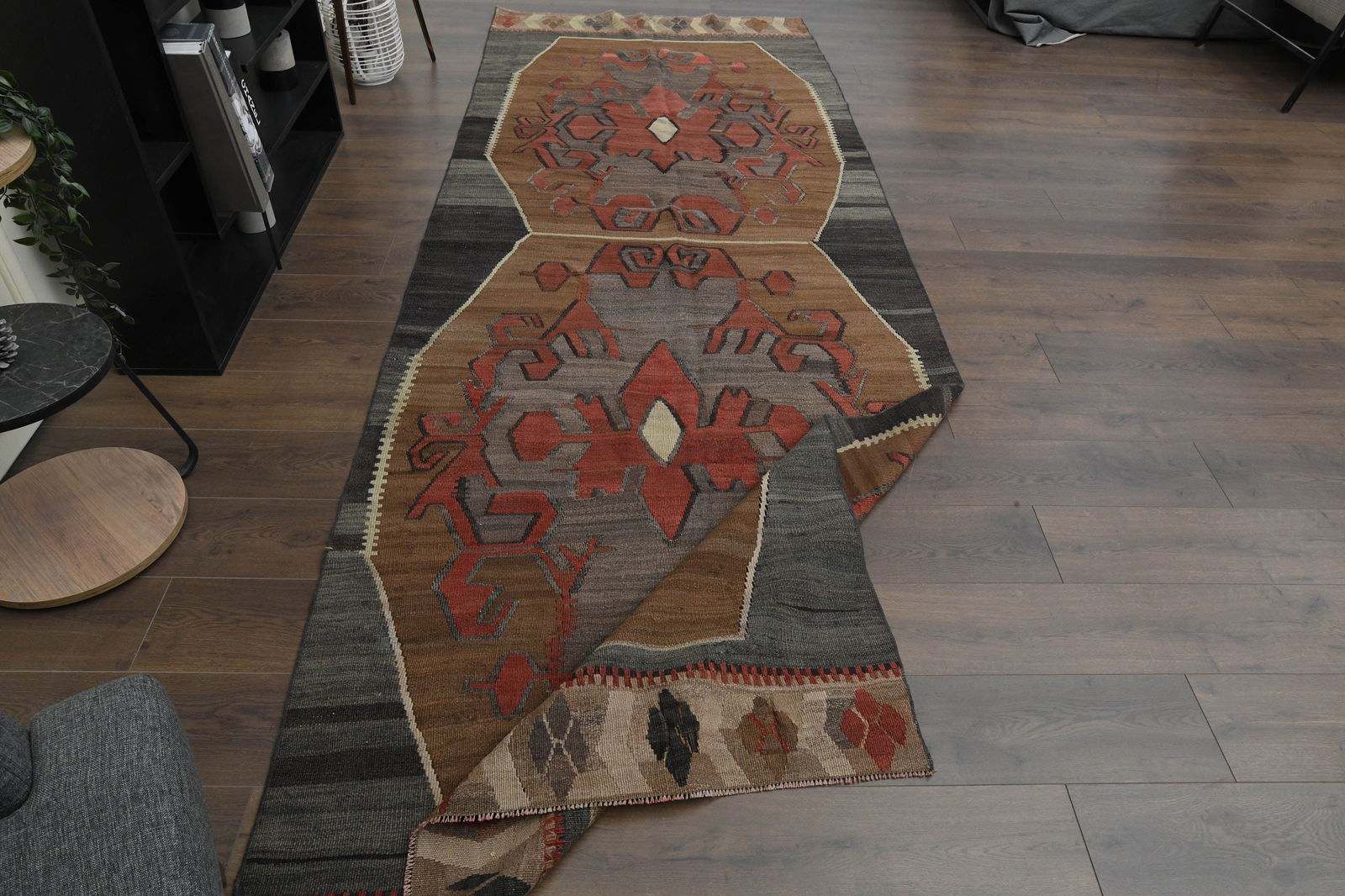4'3x12 ft, KILIM RUNNER RUG (1 of 10)