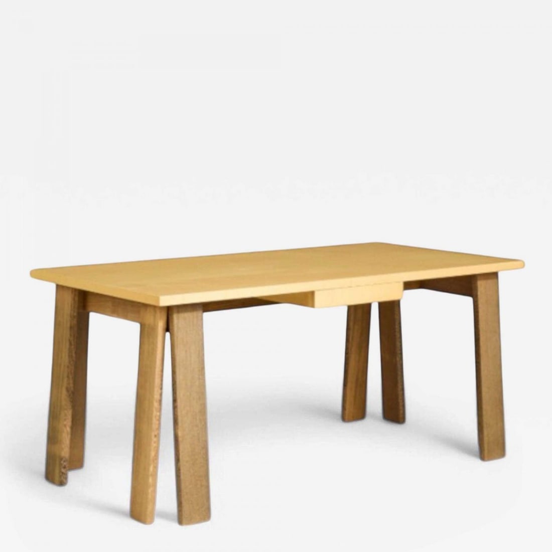 Martin Szekely, Contemporary, Sycamore, Wenge, Rare Writing Desk, France, 1999: Description: Martin Szekely, Contemporary, Sycamore, Wenge, Rare 'Satragno' Writing Desk, France, 1999 Rare example of a 'Satragno' desk or table designed and produced by Martin Szekely (b. 1956) in F