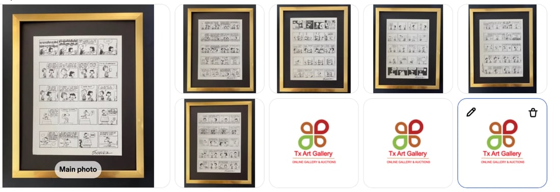 CHARLeS SCHULZ Set of 6 Signed Vintage 1968 Peanuts SNOOPY Cartoons FRAMeD: We HAVe FOR SALe TODAY THIS BeAUTIFUL VINTAGe 1968 SeT OF 6 OFFSeT LITHOGRAPHS AFTeR CHARLeS M. SCHULTZ " PeANUTS CARTOON " FACSIMILe SIGNeD IN INK ART PRINT IS ABOUT 11.2 X 8.4IN THeSe ART PRINT ARe