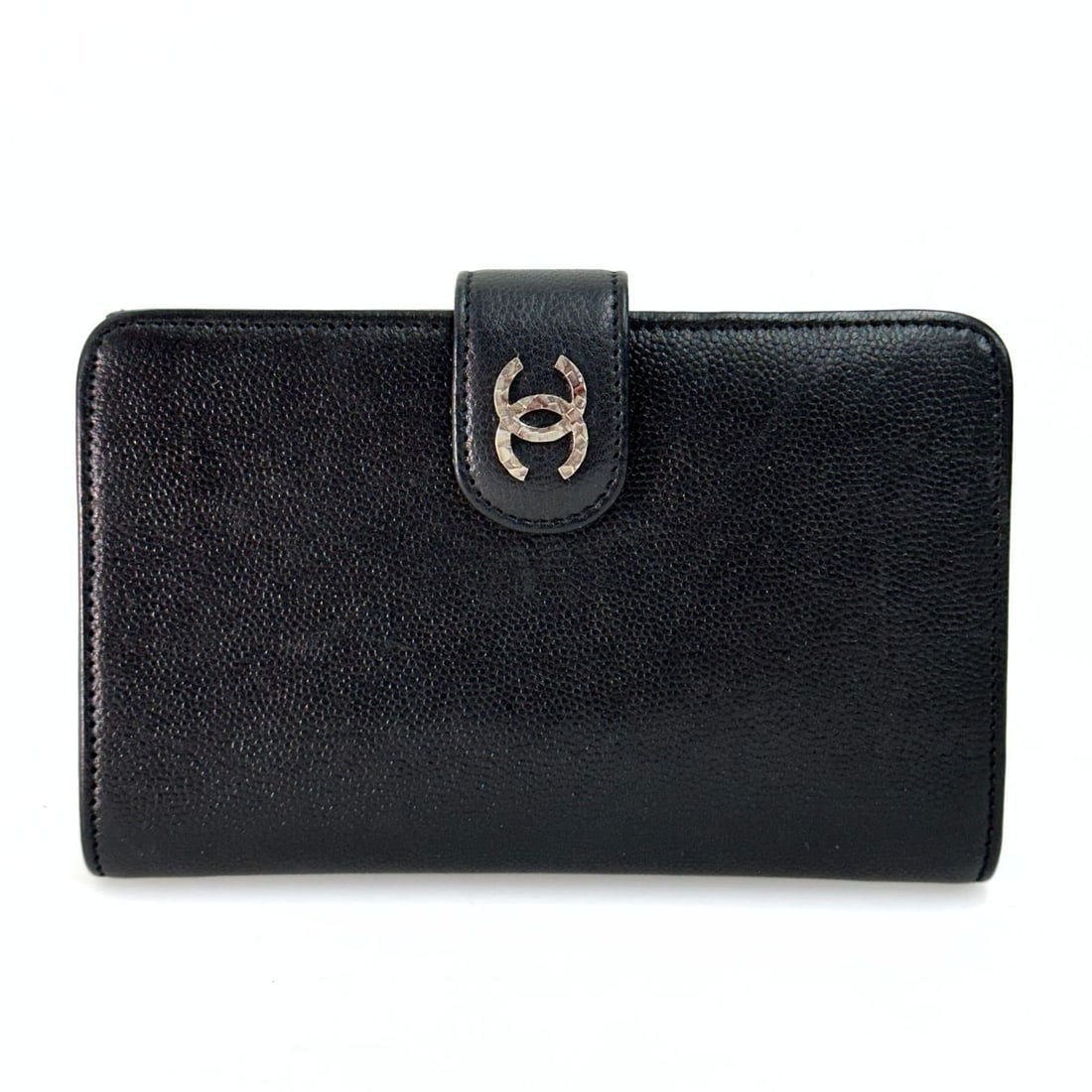 CHANEL Caviar black leather wallet (1 of 7)