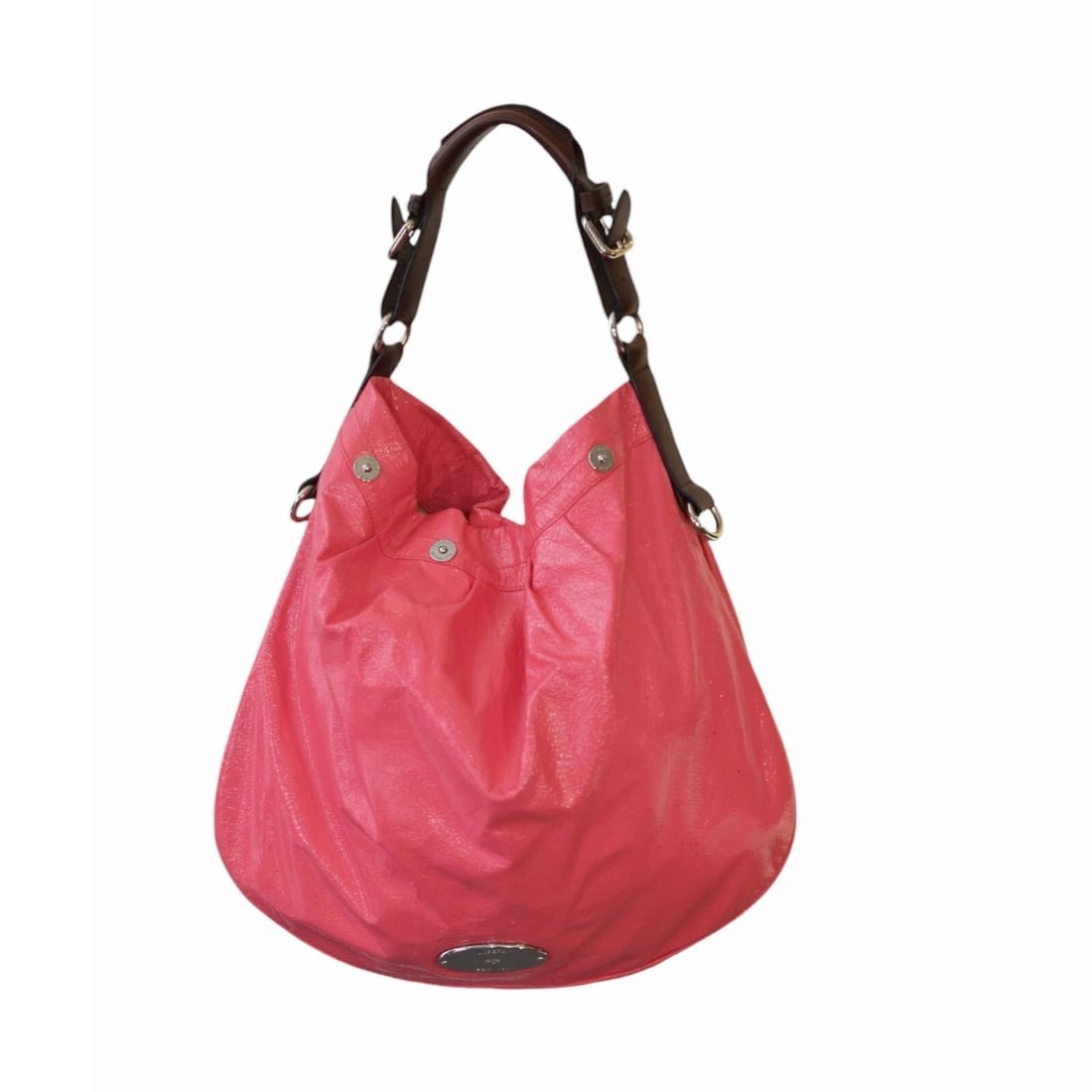 Mulberry Mitzy Pink Crackled Patent Leather Hobo studded Shoulder Bag Handbag: Title:Mulberry Mitzy Pink Crackled Patent Leather Hobo studded Shoulder Bag Handbag Description:Francesco Biasia Blue Leather Top Handle Crossbody Shoulder Bag Handbag Mulberry Mitzy Pink Crackled Pat