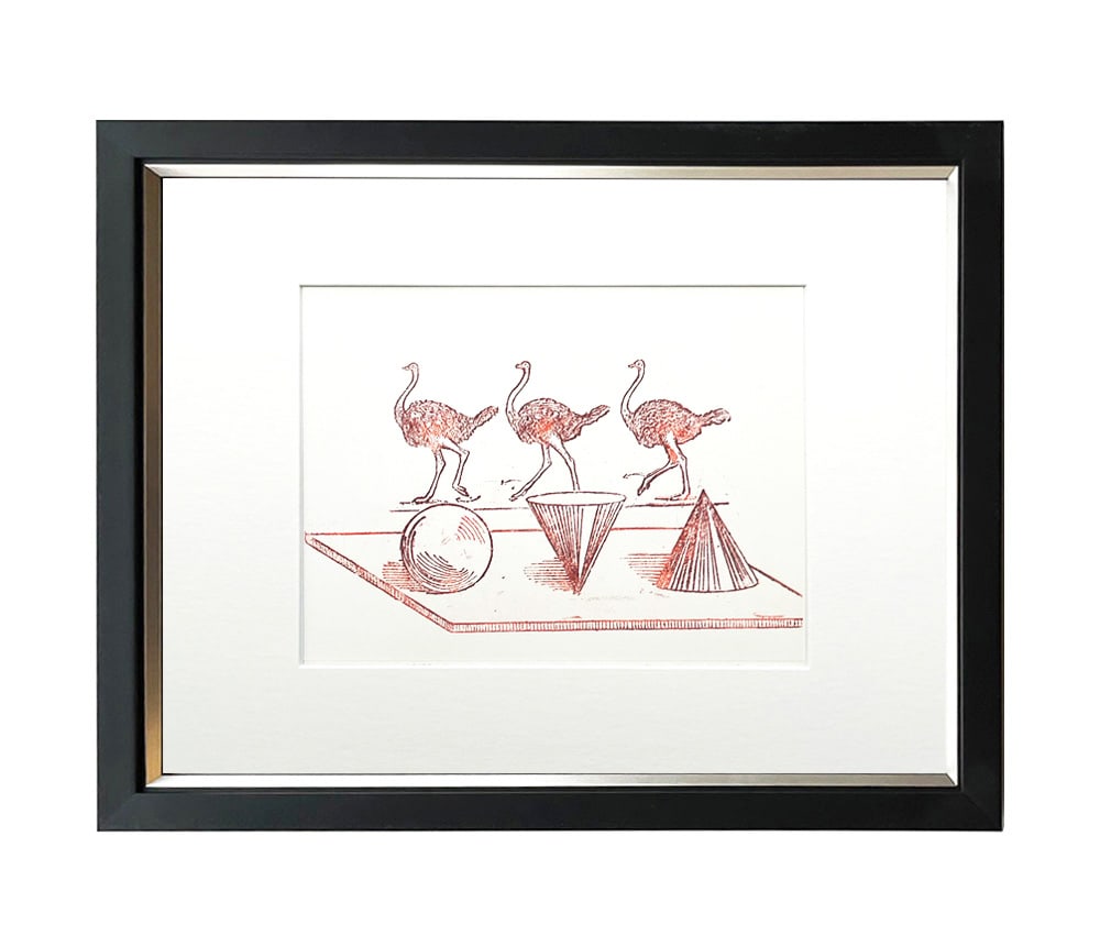 Max Ernst Original Lithograph Untitled 2 1970 Framed: Artist: Max Ernst \nCountry: Germany / France \nTitle: Untitled 2 \nMedium: Original Lithograph \nMarks: Not signed, not numbered \nPaper: 13 x 9.5 inch \nPrinted: 1970 by Manus Presse \nProvenance: S