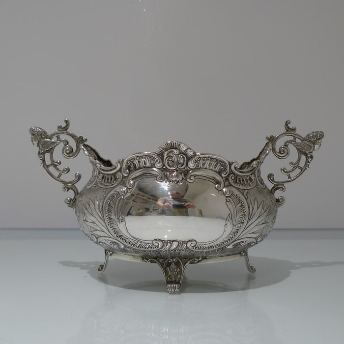 Early 20th Century Antique Edwardian Scottish Silver Jardiniere Glasgow 1903 J Easton (1 of 10)