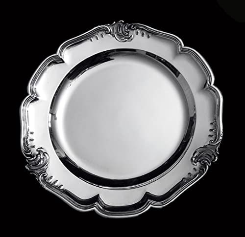 CHRISTOFLE - TWO ANTIQUE FRENCH 950 STERLING SILVER SERVING PLATTERS,1850-1899 (1 of 3)
