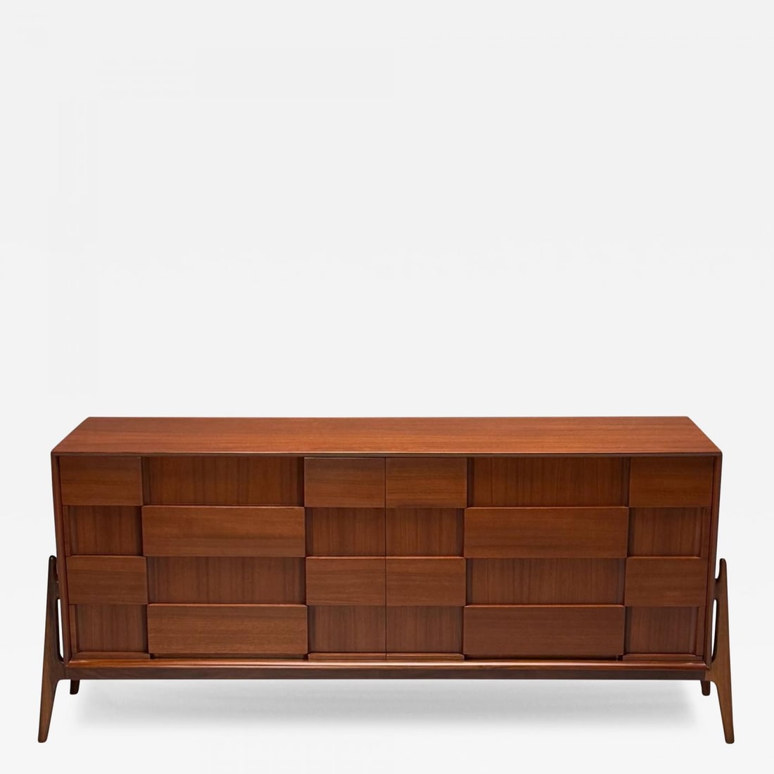 Jorgen Clausen, Danish Mid-Century Modern, Sculptural Dresser, Teak, 1960s (1 of 12)