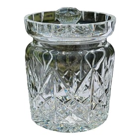Waterford Crystal Glass Jim O'Leary Biscuit Barrel
