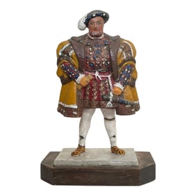 Small Traditional British Hand Painted Gothic Tudor Royal Monarch King Henry VIII Figurine