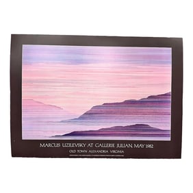 Marcus Uzilevsky 1981 Joshua Landscape Gallery Edition Print Framed