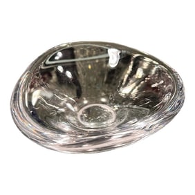 Vintage Sven Palmqvist Orrefors Crystal Glass Bowl, 1940's