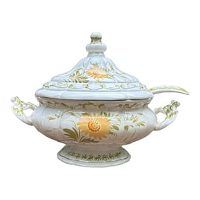 Mid 20th Century Italian Soup Tureen & Ladle