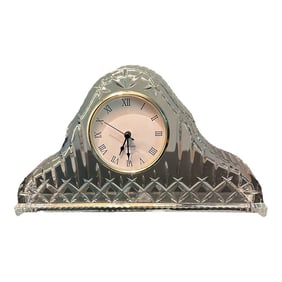 Late 20th Century Lady Anne Gorham Crystal Mantle Clock