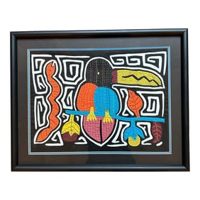 Vintage Mola Textile Art of the Cuna Indians Panama