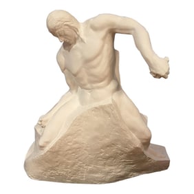 Sculptor Emerging From Stone