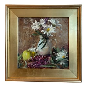 Still Life Oil Painting Elena Mashajeva Renowned Artist