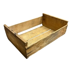 Vintage Fruit Dairy Milk Wooden Crate