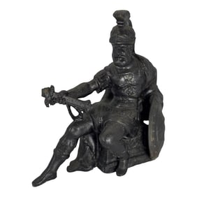 Antique Cast Iron Roman Soldier Figurine