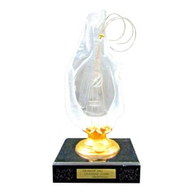 Salvador Dali Daum Glass 1984 La Guitar Sculpture