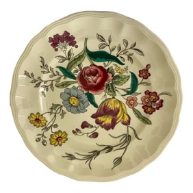 Vintage 1950s Copeland Spode Gainsborough Marlborough - Round Bread & Butter Plates- Set of 11