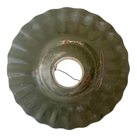 Vintage General Electric Enamel Metal Industrial Lamp Shade