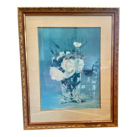 1990s Vintage Framed Still Life by Ethan Allen