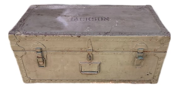 1950s Vintage Army Locker/Chest