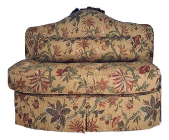 Century Skirted Settee by Charlotte Moss
