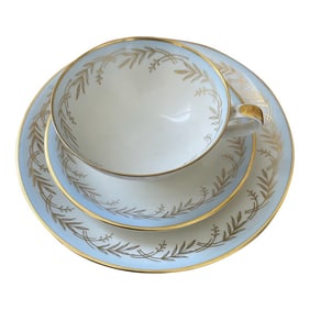 Vintage C. T. Hutschenreuther Arzberg Bavaria Teacup Trio With Saucer and Dessert Plate