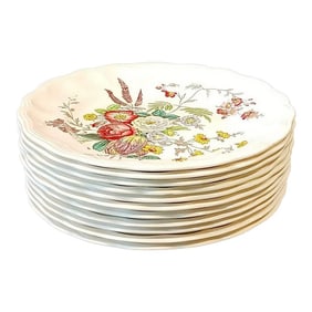 Early 20th Century Bundle of Spode Gainborough S245 Dinner Plates- Set of 13