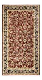 Mogul Collection Hand-Knotted Runner - Red 6' 3" x 11' 6"