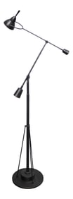 Architectural Counter Balance Counterpoise Floor Lamp in the Style of Édouard-Wilfred
