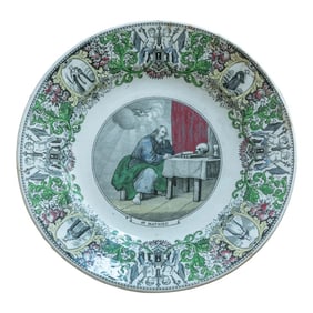 19th Century Creil Et Montereau French Plate