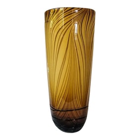 Late 20th Century Conical Murano Glass Vase