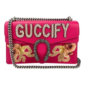 Gucci Dionysus Pink Guccify Small Handbag NWOT